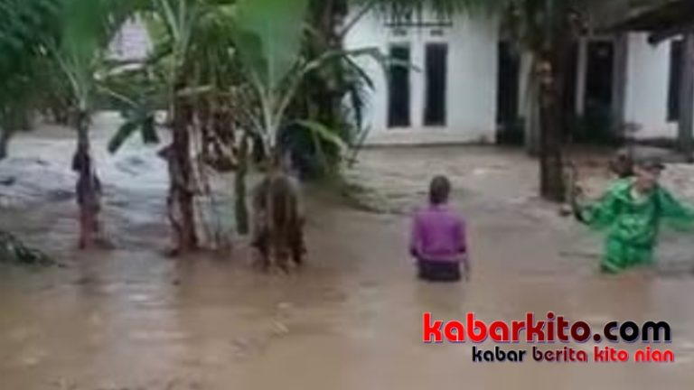 Diterjang Banjir Bandang, Rumah Warga Desa Rindu Hati Terendam