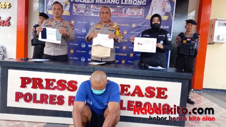 Cinta Terlarang Oknum Kepala Sekolah Rejang Lebong dan Muridnya Berujung Dibalik Sel