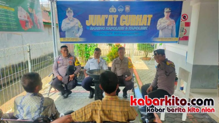 Jum’at Curhat di Stasiun KA Kota Padang, Warga Keluhkan 3 Hal ini