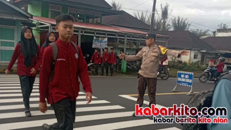 Strong Point Polsek Curup Sasar Titik Ramai Lalin dan Rawan Laka
