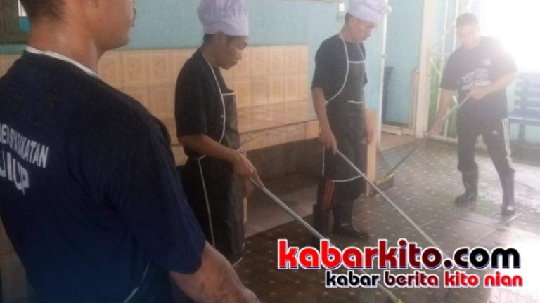Pastikan Makanan Higienis, Kebersihan Dapur Lapas Selalu Dilakukan