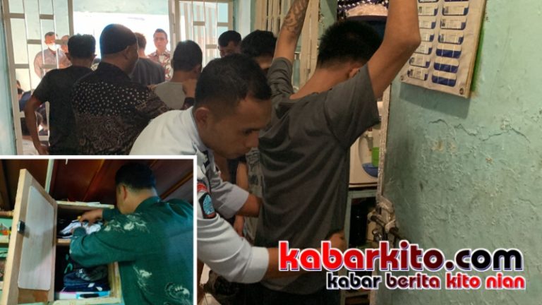 Usai Apel, Petugas Lapas Curup Mendadak Geledah Blok ini. Hasilnya ……