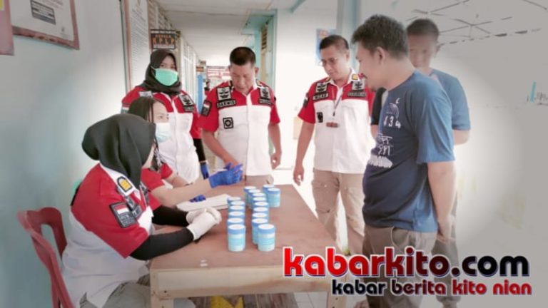 Puluhan Narapidana Lapas Curup Mendadak Tes Urine, Hasilnya Mencengangkan