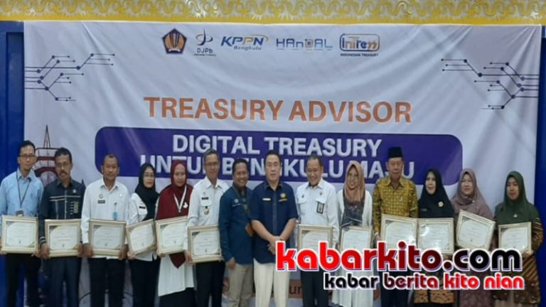 Satker Kanwil Kemenkumhan Bengkulu Borong Penghargaan Treasury Advisor KPPN Bengkulu