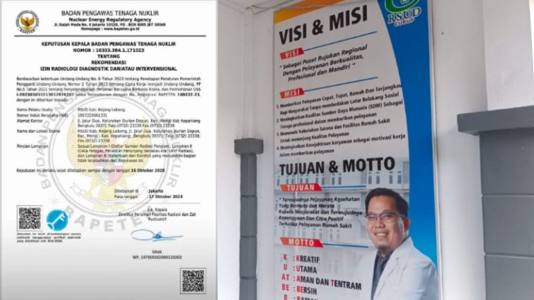 RSUD Curup Kantongi Izin Radiologi Diagnostik, Pelayanan Kesehatan Semakin Meningkat