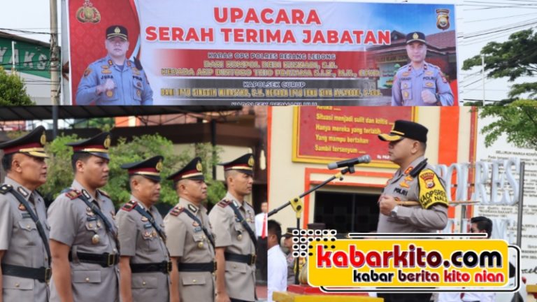Jelang Pemilu 2024, Polres Rejang Lebong Mutasi 3 Perwira Polisi