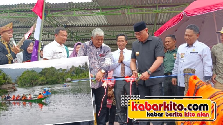 Wabup Hendra Launching Wisata Danau Bermanei