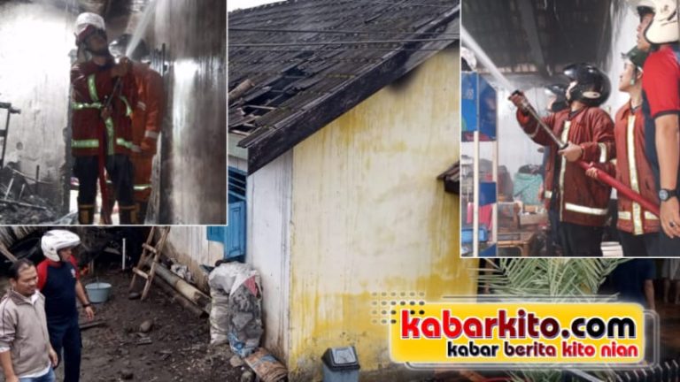 Diduga Akibat Korsleting Listrik, Rumah Tukang Urut di Rejang Lebong Terbakar
