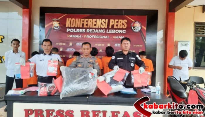 4,3 Kg Ganja Plus 16,3 Gram Sabu, Diamankan Bersama 3 Pengedar dan 4 Pemakai